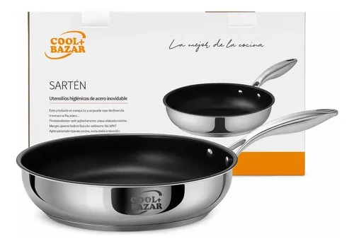 CB SARTEN ANTIADH. 20cm ACERO TRIPLE FONDO